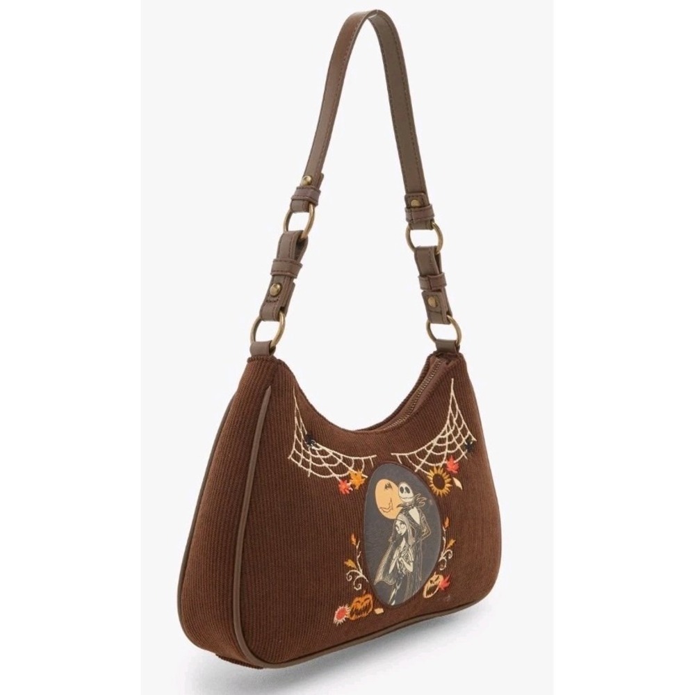 Her Universe The Nightmare Before Christmas Harvest Corduroy Shoulder Bag WALLET - Picture 3 of 10